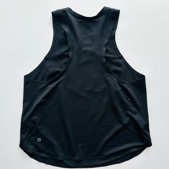 Lululemon Lightweight Run Kit Tank Top Black Size 4 Singlet Gym Workout #W1CY5S - Picture 3 of 5